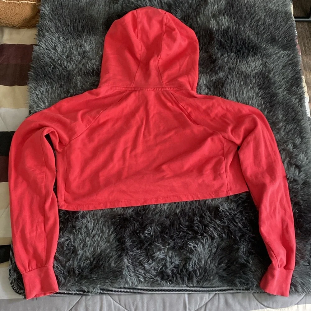 Gymshark coral red cropped hoodie - Picture 12 of 17